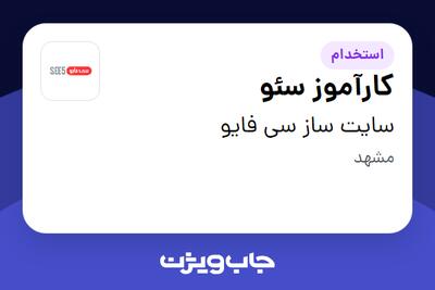  استخدام کارآموز سئو در سایت ساز سی فایو