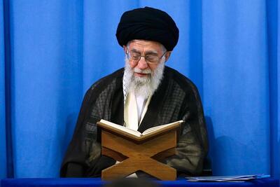  اشاره حضرت آیت‌الله خامنه‌ای به ستایش الهی نسبت به مجاهدت متحد در راه خدا + فیلم