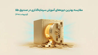  تبلیغات/ بهترین دوره‌های آموزش سرمایه‌گذاری در صندوق طلا (اردیبهشت 1405)