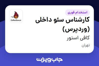  استخدام کارشناس سئو داخلی (وردپرس) در کافی استور