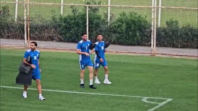  جهانبخش، قدوس و قایدی در حاشیه تمرینات تیم ملی