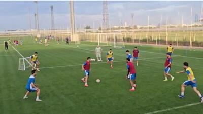  تمرینات تیم ملی ایران پیش از دیدار با گامبیا