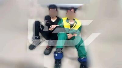  فیلم لحظه دستگیری سارقان مسلح بلوار امیر کبیر