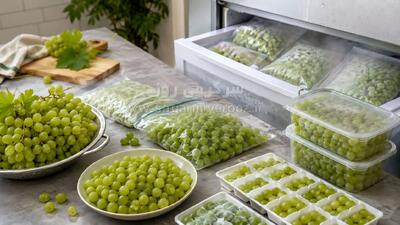  روش‌های فریز کردن غوره؛ بهترین راه نگهداری غوره تازه در فریزر