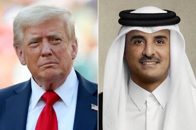  گفت‌وگوی تلفنی امیر قطر و ترامپ درباره جنگ ایران و مذاکرات صلح