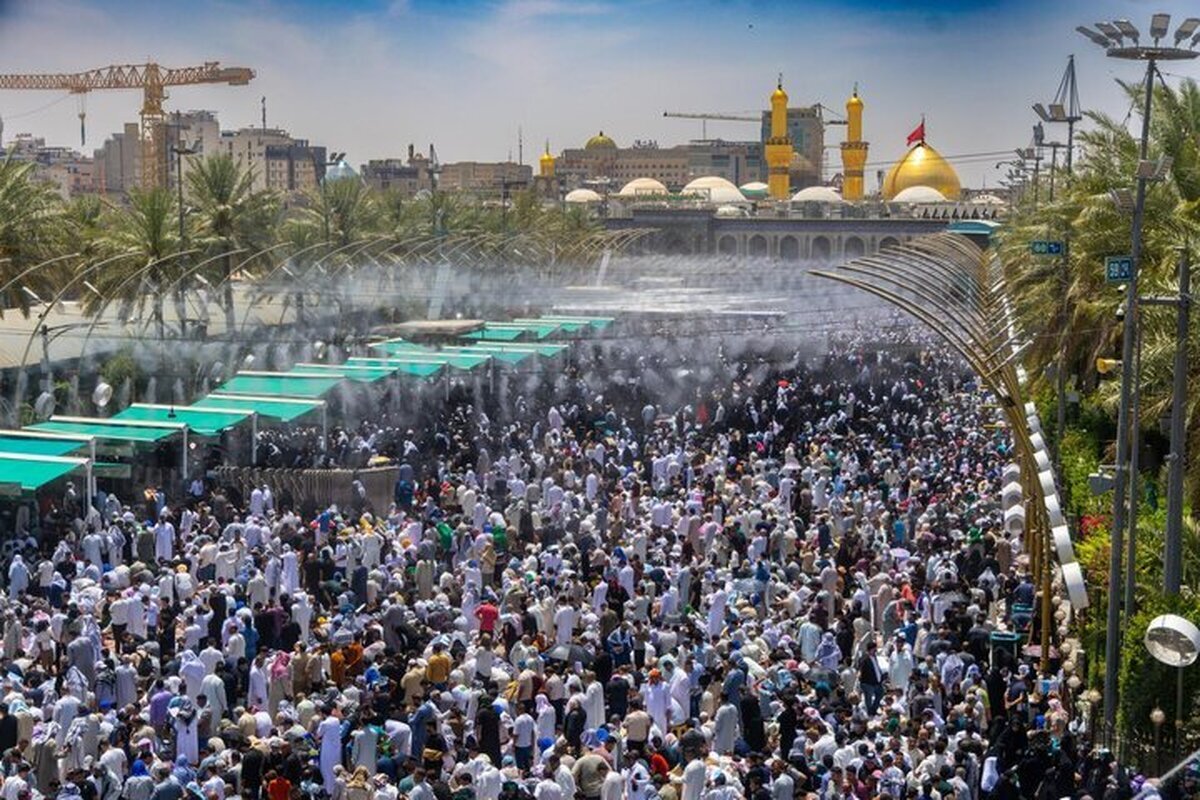 موج زوار کربلا در روز زیارتی امام حسین(ع) در عید قربان + فیلم